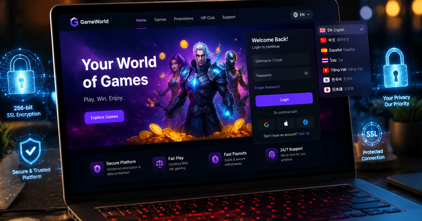 Khám Phá nổ hũ 123b 123b.software: Giải pháp chơi game trực tuyến an toàn và hấp dẫn - image 2