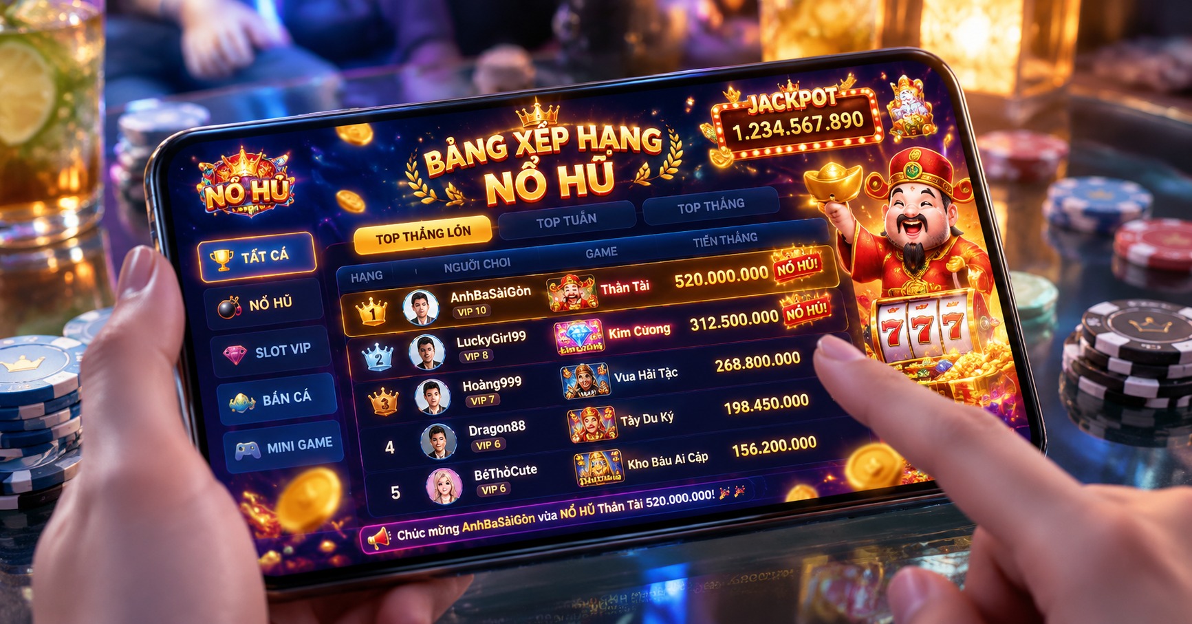 Quyết chiến nổ hũ app: Trải nghiệm đỉnh cao và đổi tiền mặt nhanh chóng - image 2